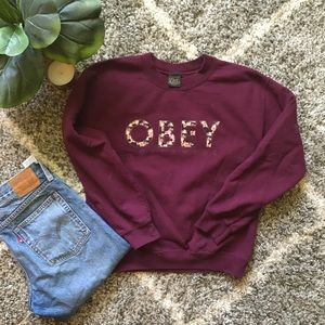 Crew neck obey sweatshirt